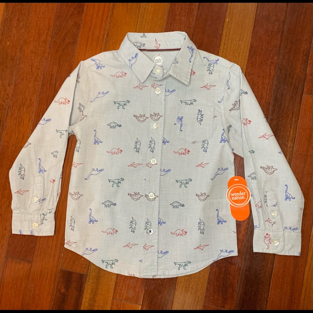 Wonder Nation Woven Button Down